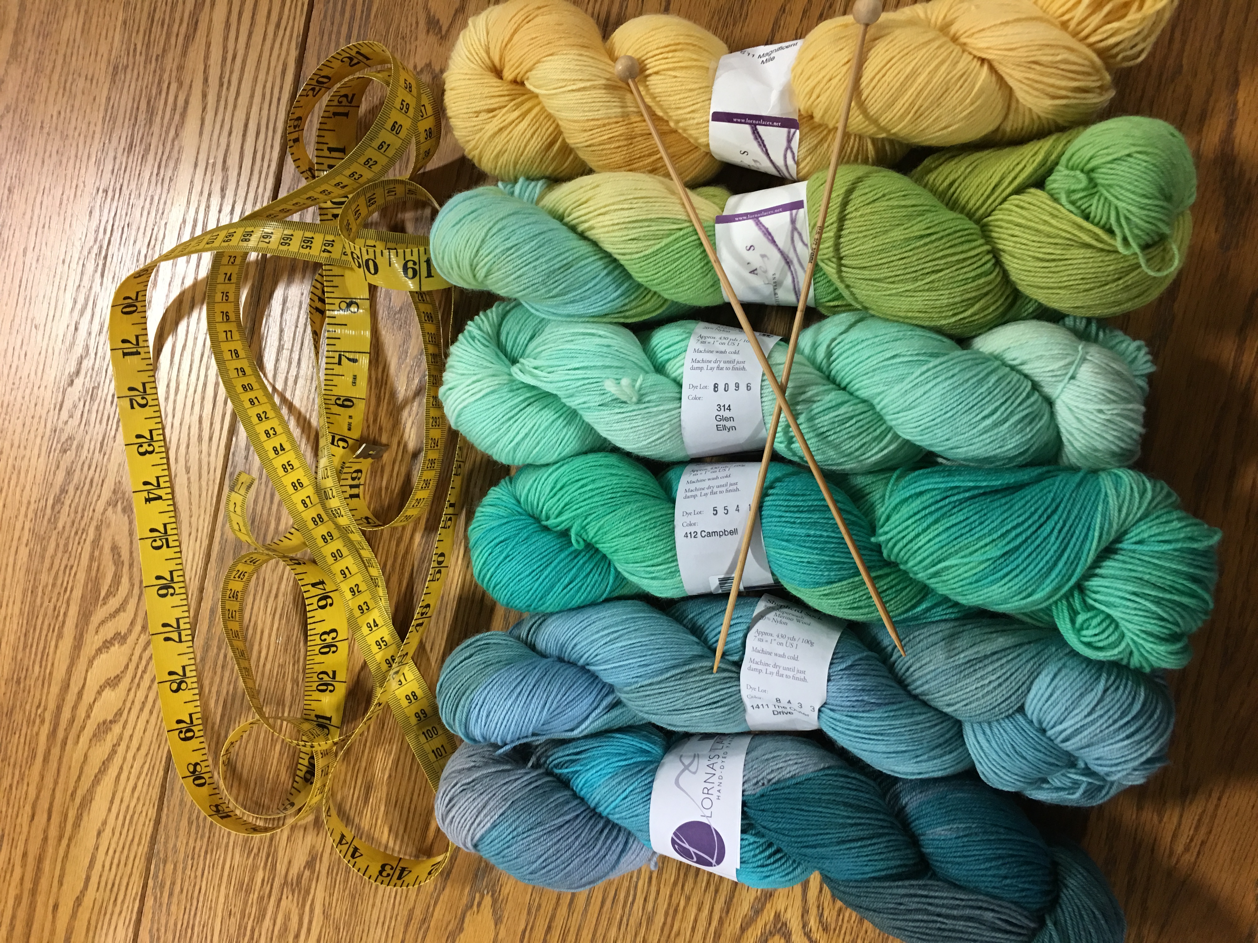 Lorna's Laces Shepherd Sock fade